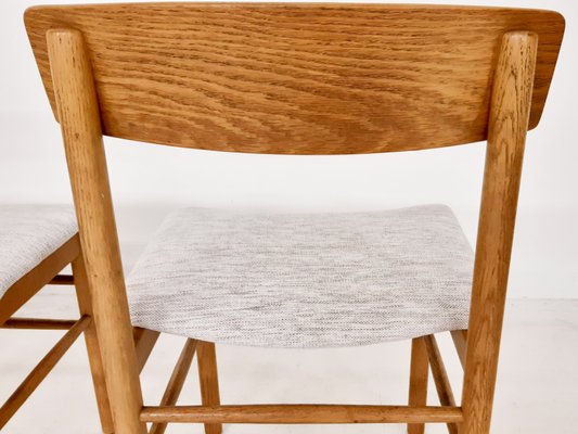 Danish Oak Dining Chairs in the Style of Børge Mogensen, 1960s, Set of 4-ZO-614558