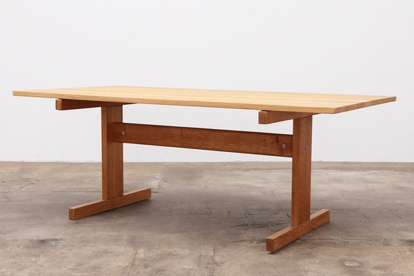 Danish Oak Dining Table by Hans J. Wegner for Andreas Tuck, 1960s-EZZ-1728862