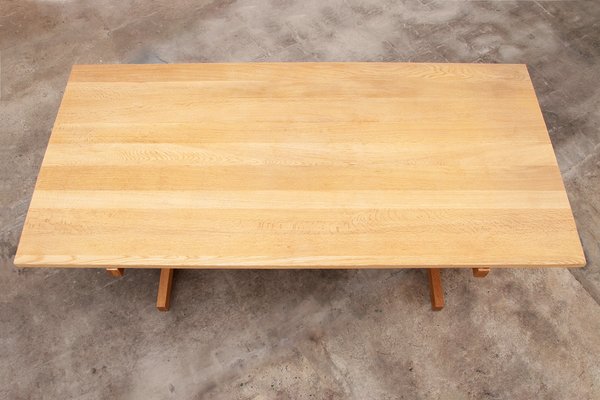 Danish Oak Dining Table by Hans J. Wegner for Andreas Tuck, 1960s-EZZ-1728862