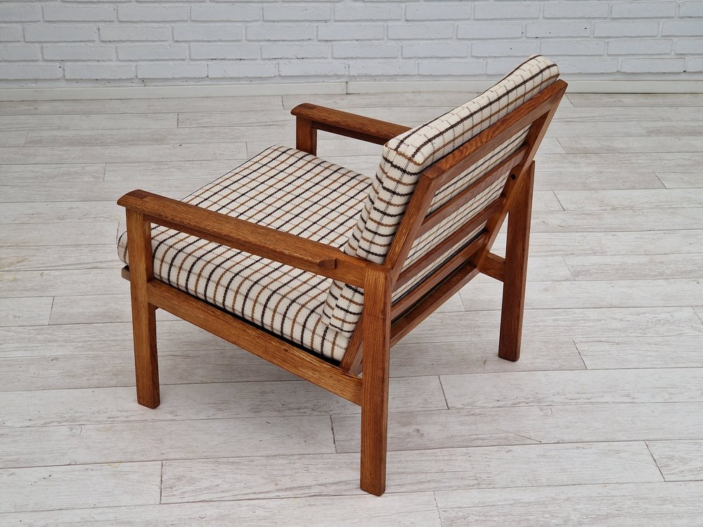 Danish Oak Model Capella Armchair by Illum Wikkelsø for Eilersen Møbler, 1970s