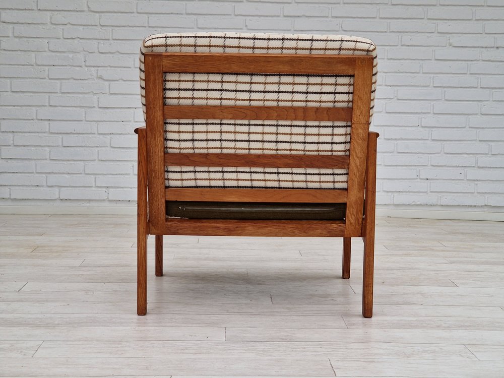 Danish Oak Model Capella Armchair by Illum Wikkelsø for Eilersen Møbler, 1970s