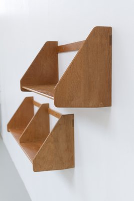 Danish Oak Shelves by Hans J. Wegner for Ry Møbler, 1950s. Set of 2-WIX-2036867