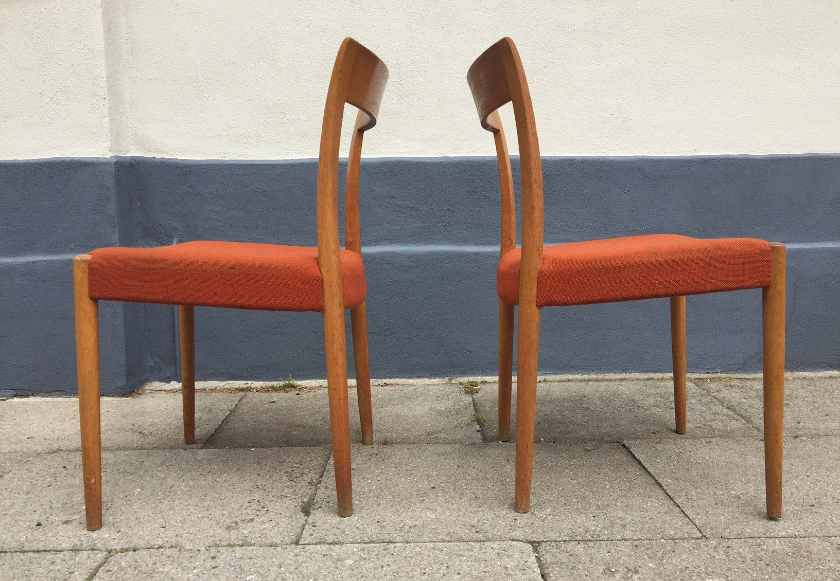 Danish Oak Side Chairs by Søren Willadsen, 1960s, Set of 2