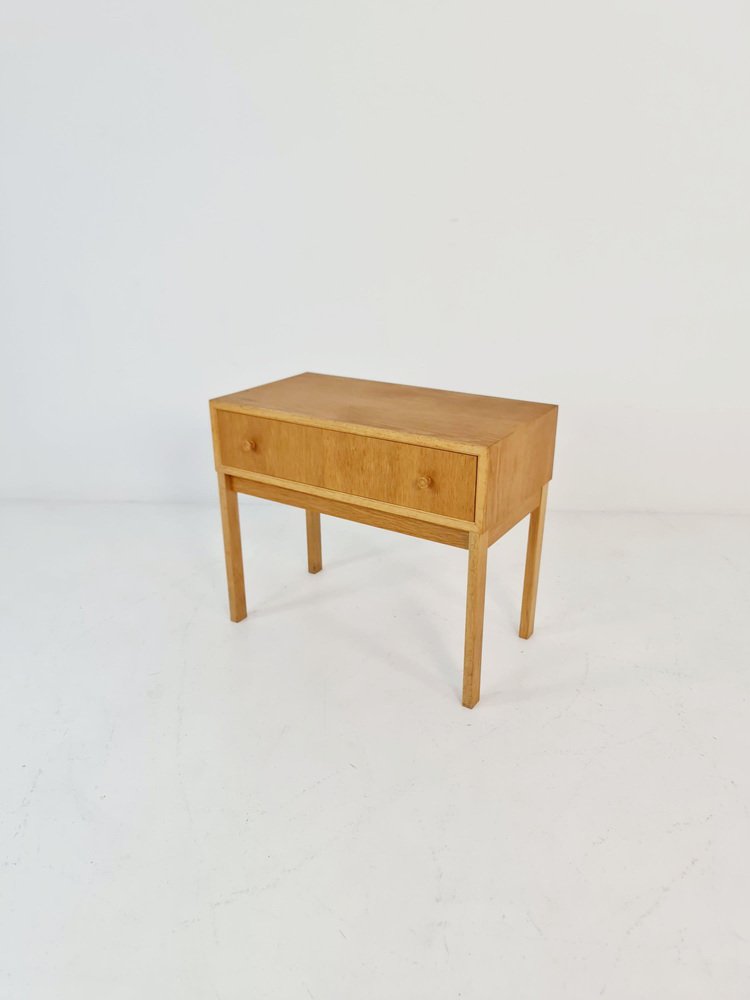 Danish Oak Side Table by Aksel Kjersgaard Odder, 1960s