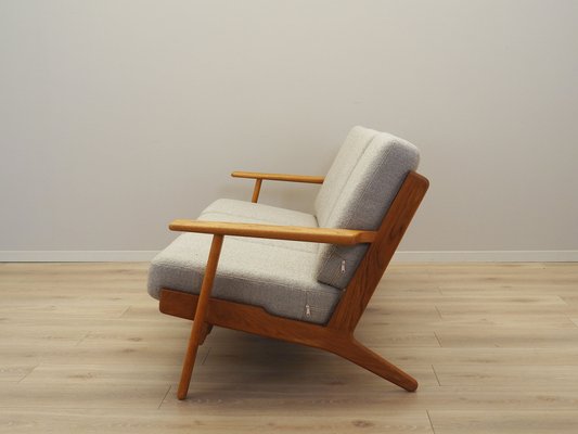 Danish Oak Sofa by Hans J. Wegner for Getama, 1960s-VND-1801142