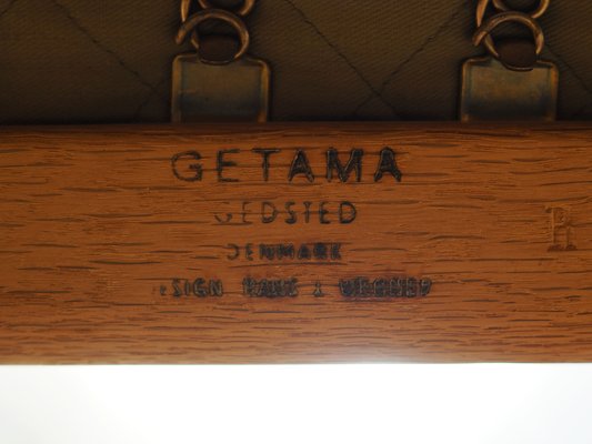 Danish Oak Sofa by Hans J. Wegner for Getama, 1960s-VND-1801142