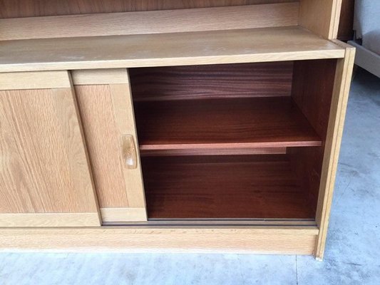 Danish Oak & Teak Bookshelf, 1960s-WSA-831374