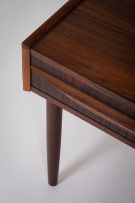 Danish One Drawer Bedside Table in Rosewood, 1960s-ZGQ-1378711