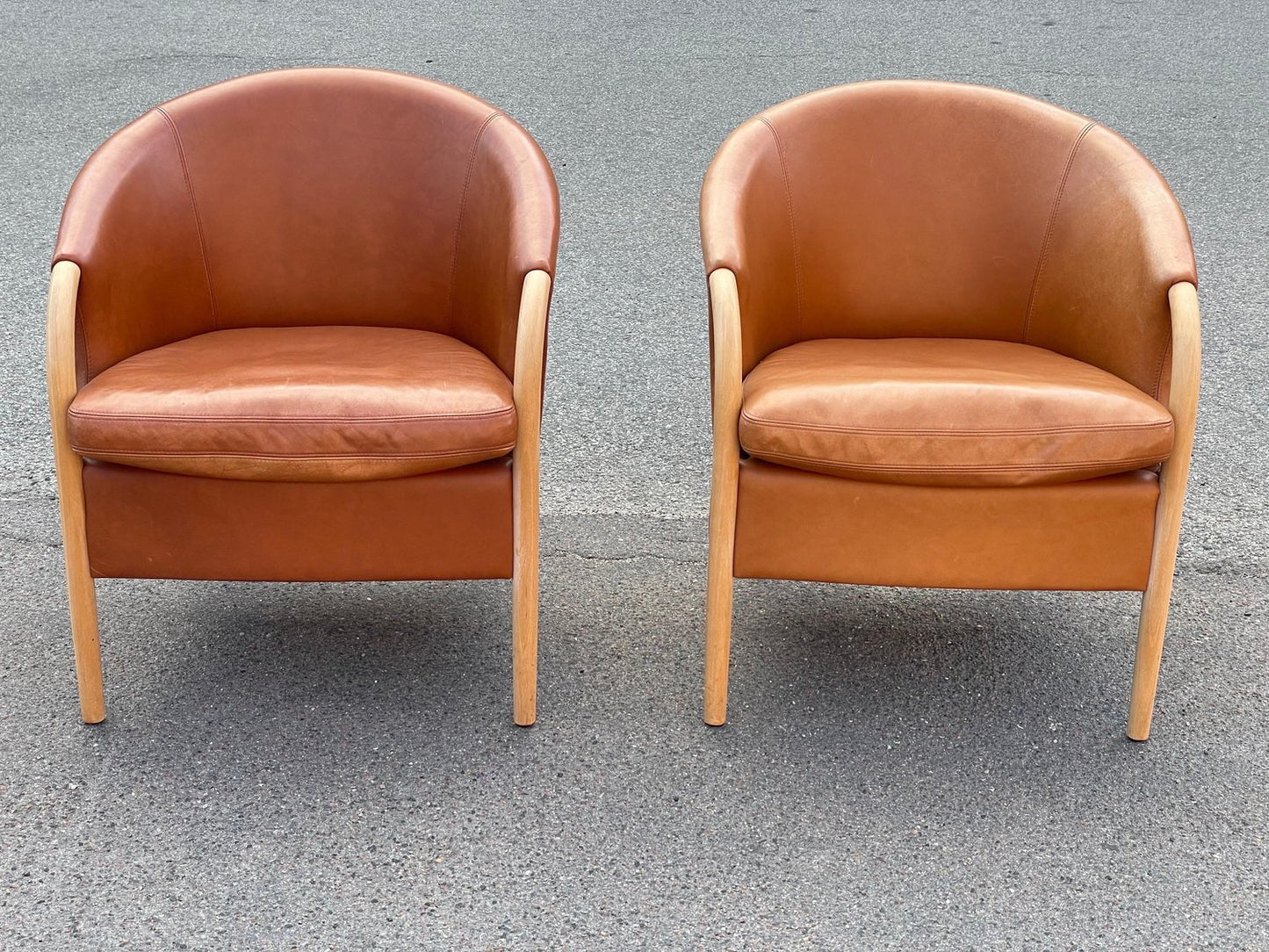 Danish Opus Club Chairs by Søren Nissen & Ebbe Gehl for Stouby, 1994, Set of 2