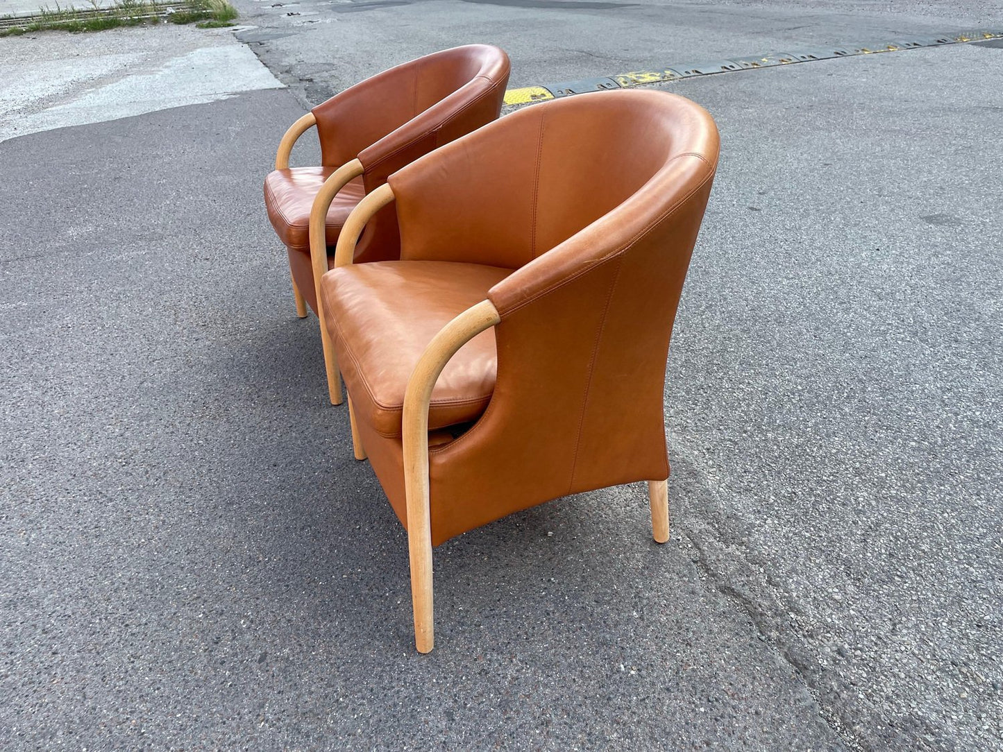 Danish Opus Club Chairs by Søren Nissen & Ebbe Gehl for Stouby, 1994, Set of 2