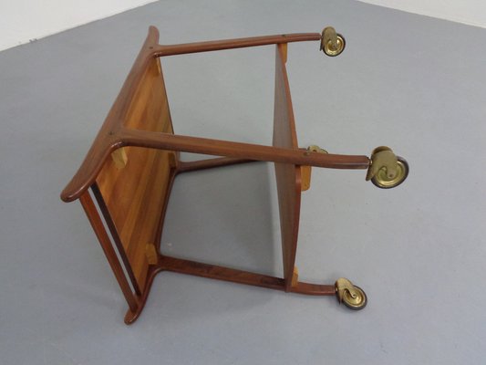 Danish Organic Teak Tea Cart, 1960s-RDW-1369169