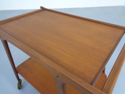 Danish Organic Teak Tea Cart, 1960s-RDW-1369169