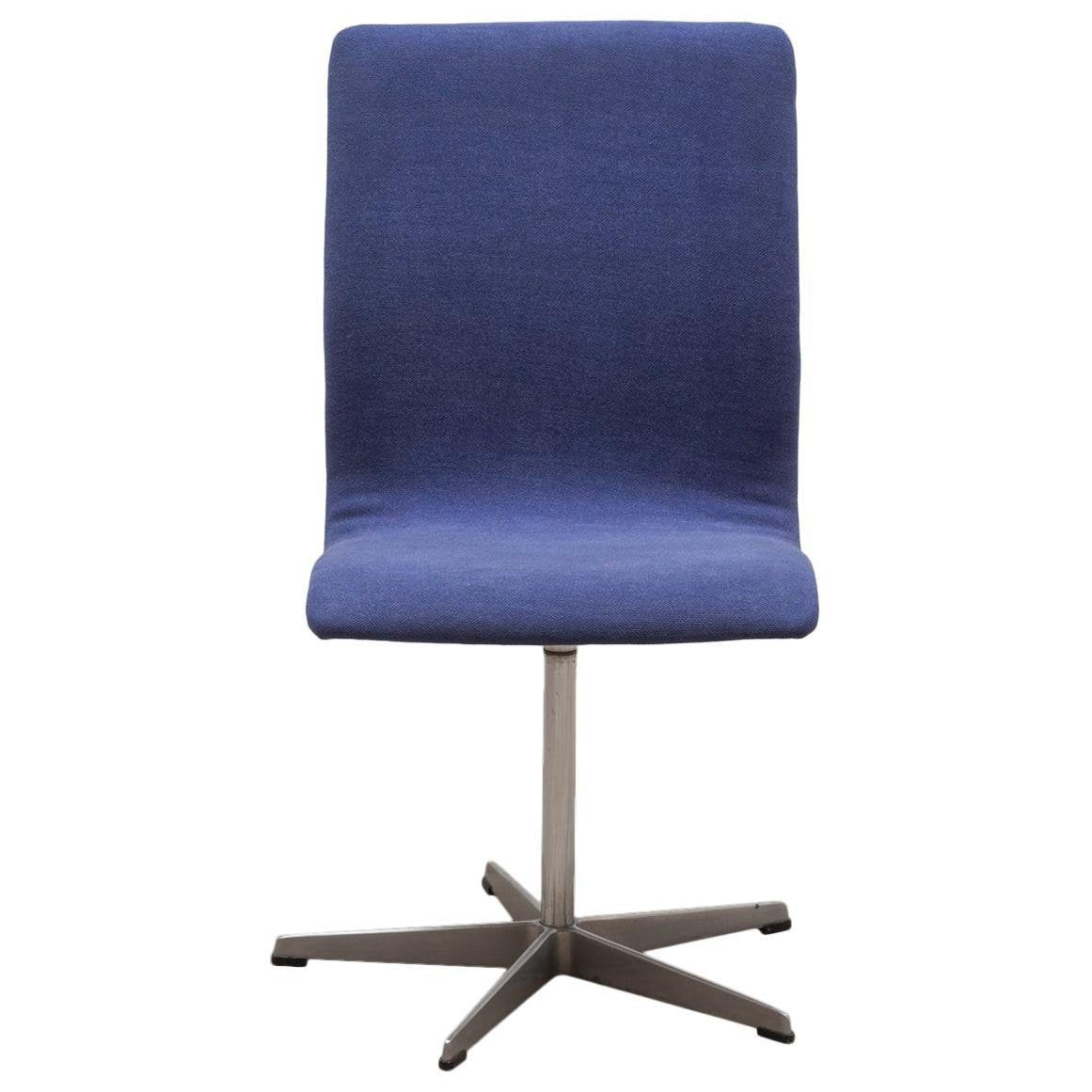 Danish Oxford Desk Chair by Arne Jacobsen for Fritz Hansen, 1963-KL-695801