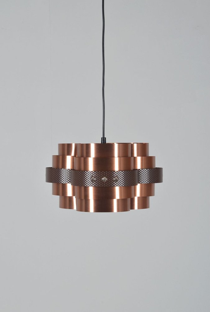 Danish P65 Hanging Lamp by Werner Schou for Coronell, 1970s