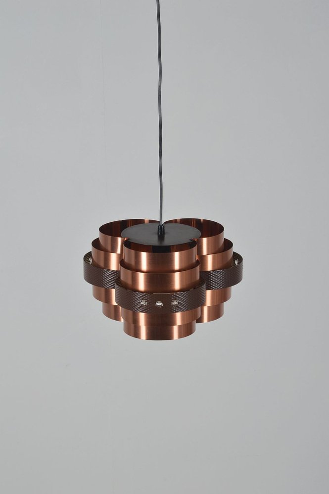 Danish P65 Hanging Lamp by Werner Schou for Coronell, 1970s