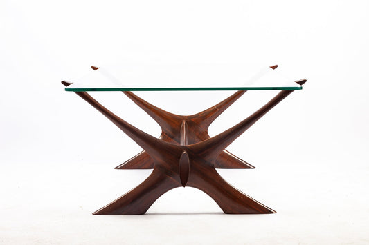 Danish Palisander Coffee Table by Illum Wikkelsø, 1960s