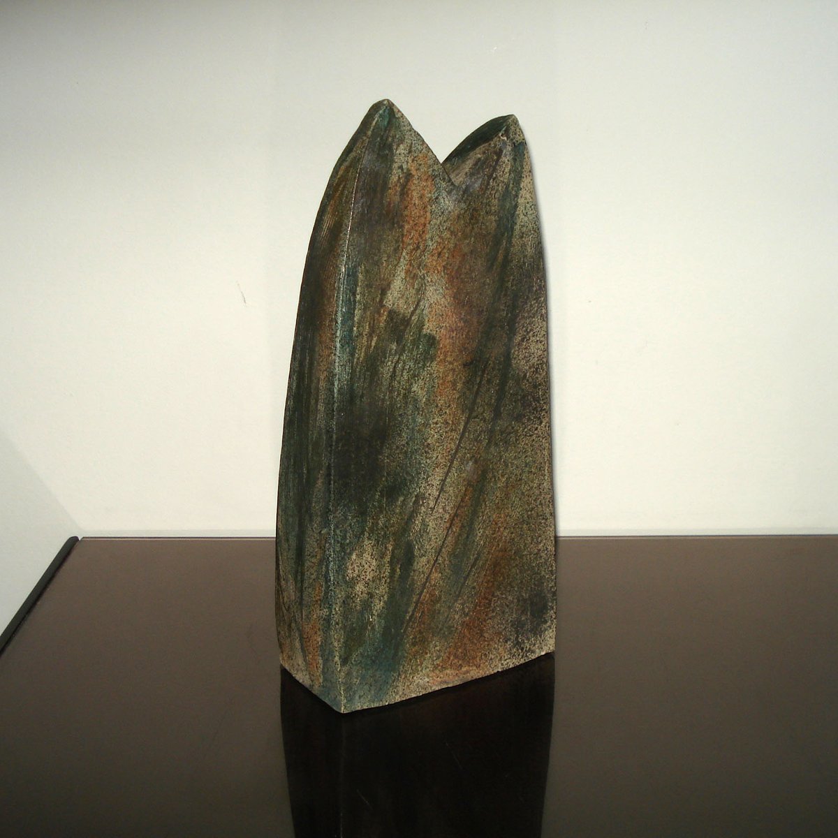 Danish Peak Ceramic Sculpture by Anna K. Johannsdottir