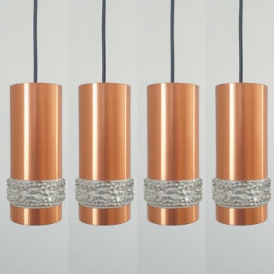 Danish Pendant Lamps, 1970s, Set of 5-TZ-587248