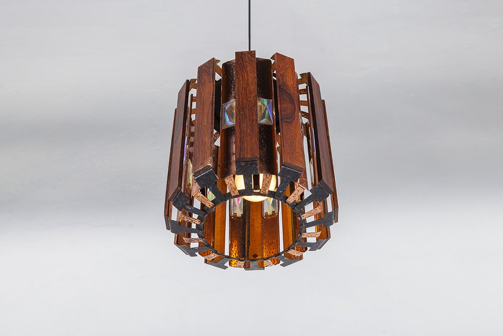 Danish Pendant Light by Werner Schou for Coronell, 1960s