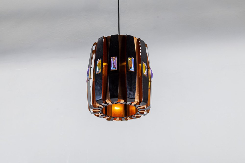 Danish Pendant Light by Werner Schou for Coronell, 1960s