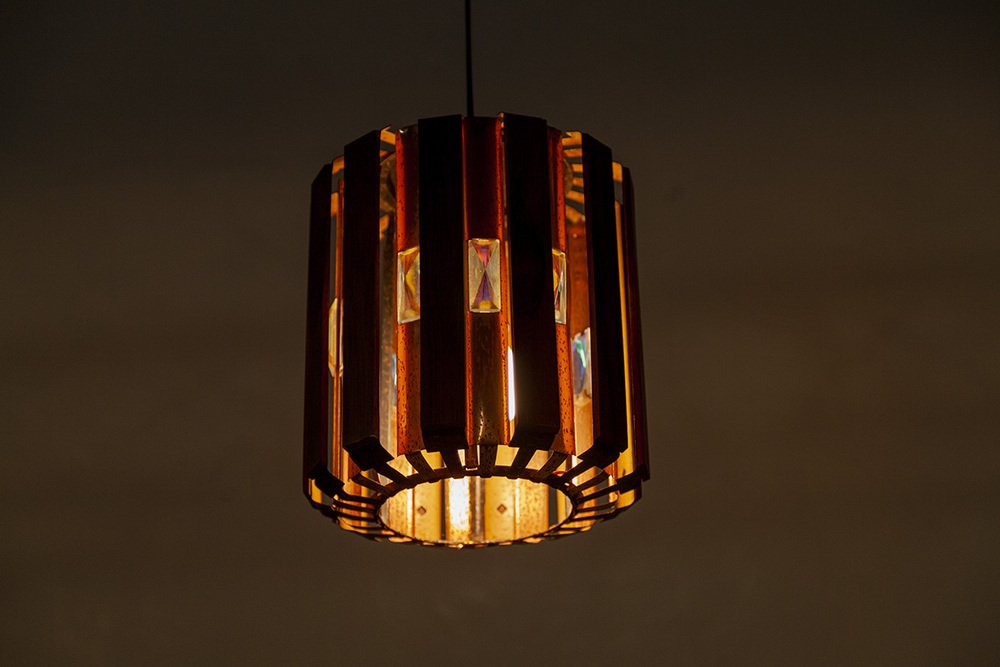 Danish Pendant Light by Werner Schou for Coronell, 1960s