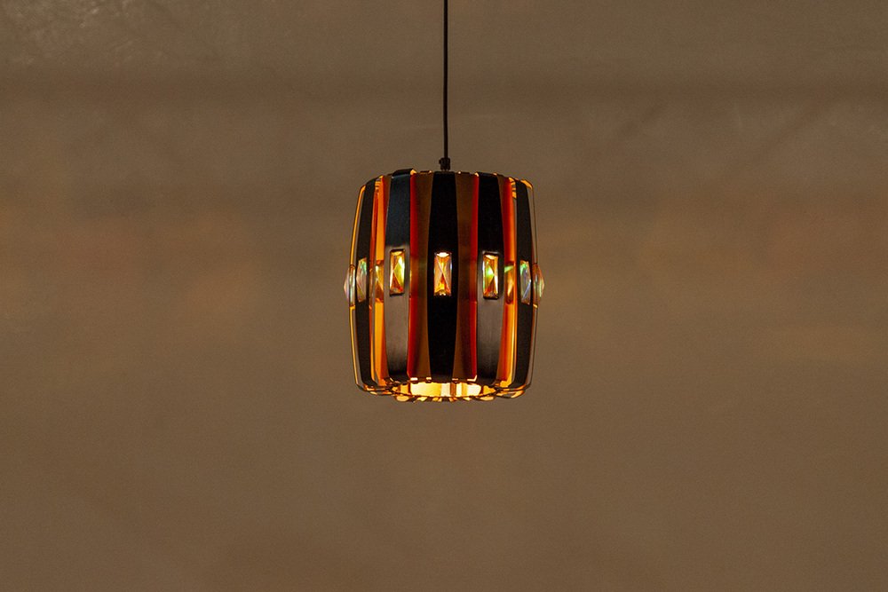 Danish Pendant Light by Werner Schou for Coronell, 1960s