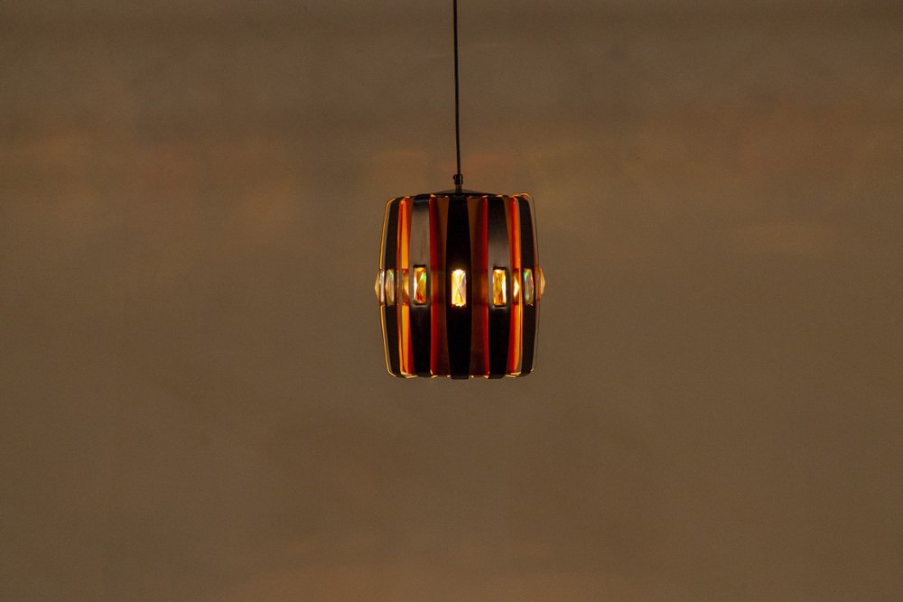 Danish Pendant Light by Werner Schou for Coronell, 1960s