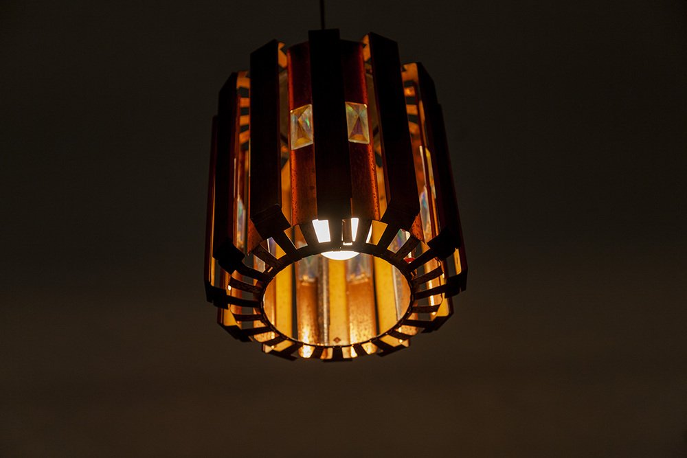 Danish Pendant Light by Werner Schou for Coronell, 1960s