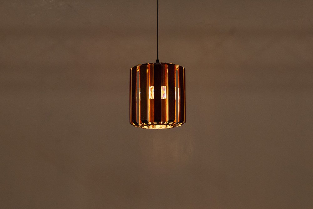 Danish Pendant Light by Werner Schou for Coronell, 1960s