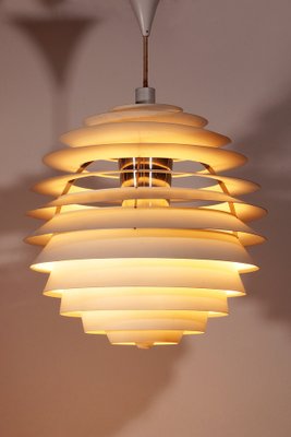 Danish PH Louvre Hanging Lamp by Louis Poulsen, 1960s-EZZ-1155624