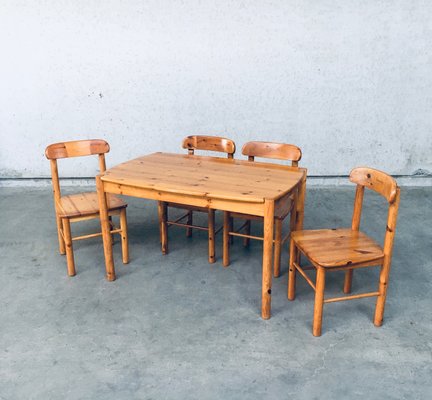 Danish Pine Chairs, 1975, Set of 4-RQV-1316842