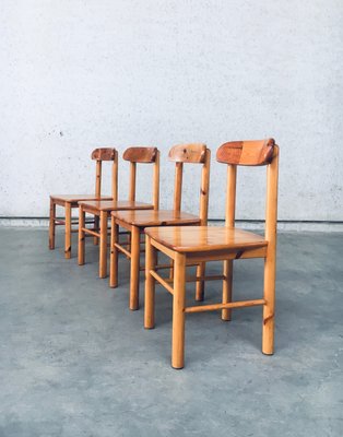 Danish Pine Chairs, 1975, Set of 4-RQV-1316842