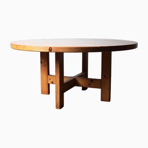 Danish Pinewood Dining Table by Ronald Wilhelmsson for Karl Andersson & Sons, 1970s-FPZ-1749673