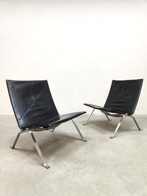 Danish PK-22 Lounge Chair by Poul Kjærholm for Fritz Hansen, 1980s-BW-1795167