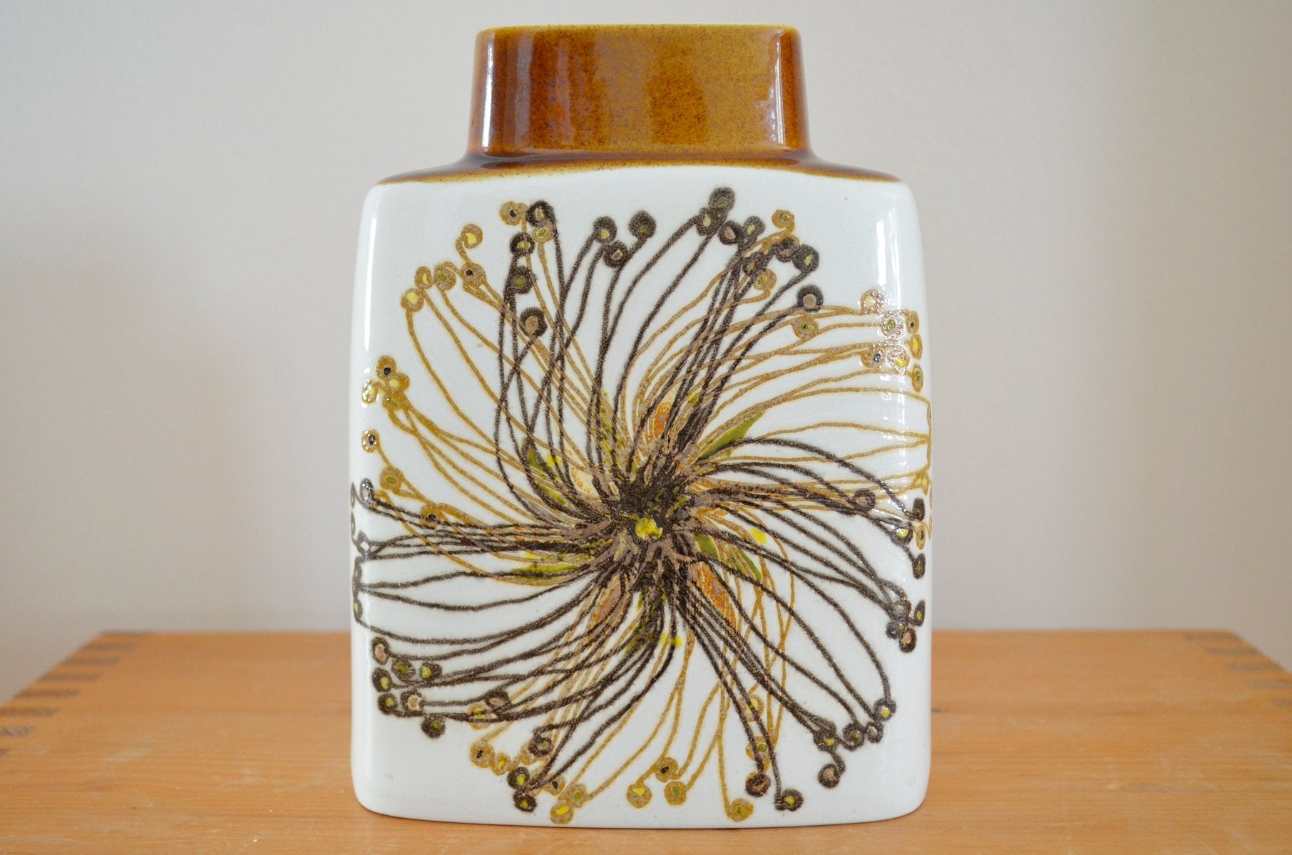 Danish Porcelain Baca Fayence Vase by Kari Christensen for Royal Copenhagen, 1960s