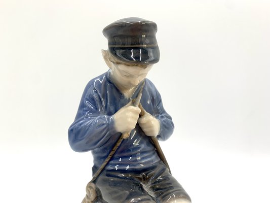 Danish Porcelain Figurine of a Boy With a Stick from Royal Copenhagen-BXB-1191292