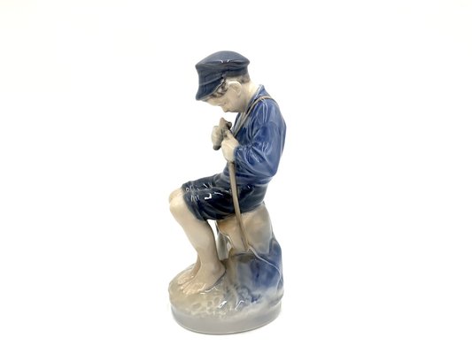 Danish Porcelain Figurine of a Boy With a Stick from Royal Copenhagen-BXB-1191294