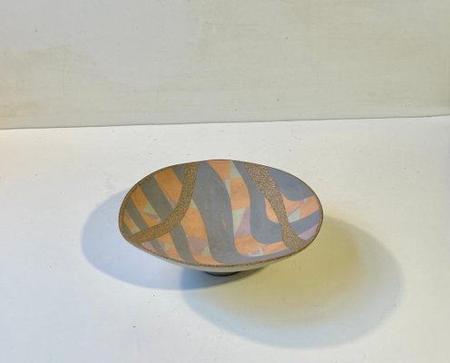 Danish Postmodern Glazed Stoneware Bowl by Bing & Grøndahl, 1970s-LCR-2016211