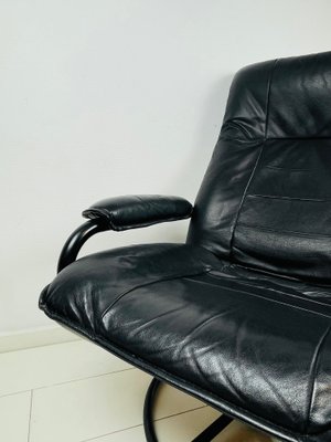 Danish Postmodern Leather Lounge Chair from Kebe, 1980s-WQJ-1115860