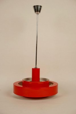 Danish Red Equator Lamp by Jo Hammerborg, 1968-BAF-763541