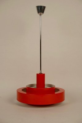 Danish Red Equator Lamp by Jo Hammerborg, 1968-BAF-763541