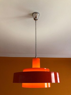 Danish Red Equator Lamp by Jo Hammerborg, 1968-BAF-763541