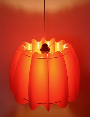 Danish Red Plastic Lamp-ROJ-1309417