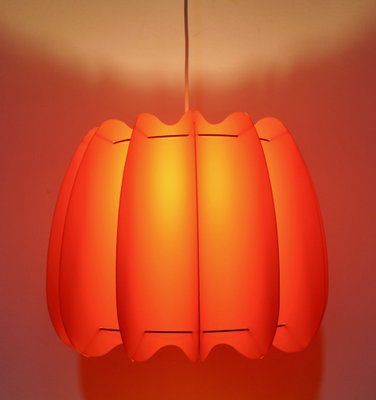 Danish Red Plastic Lamp-ROJ-1309417