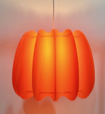 Danish Red Plastic Lamp-ROJ-1309417