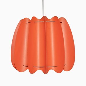 Danish Red Plastic Lamp-ROJ-1309417