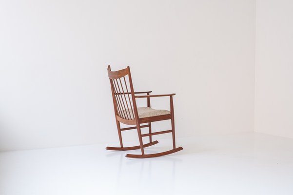 Danish Rocking Chair by Helge Sibast for Sibast, 1960s-VWQ-1794270