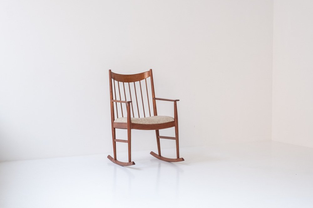 Danish Rocking Chair by Helge Sibast for Sibast, 1960s