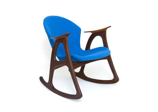 Danish Rocking Chair Design by Aage Christiansen for Erhardsen & Andersen