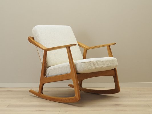 Danish Rocking Chair in Oak by H. Brockmann Petersen for Randers Furniture Factory, 1960s-VND-1259186